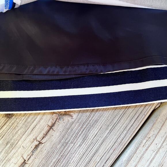 J.Crew Women's Blue Colorblock Striped Mini Skirt Size 2P. NEW - Picture 4 of 8